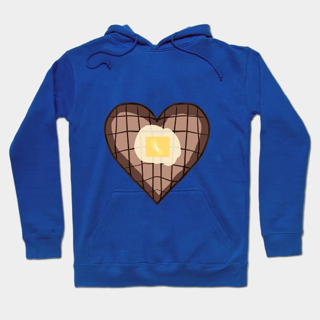 Waffle Love Hoodie by Eric03091978